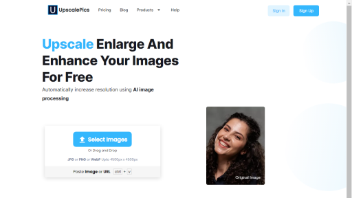 UpscalePics - AI Technology Solution