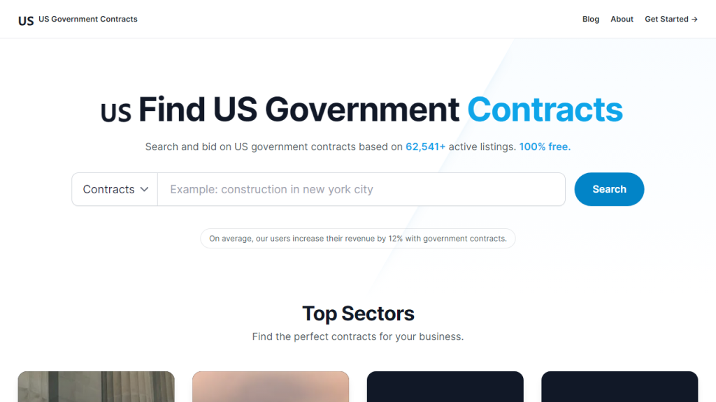 US Government Contracts - AI Technology Solution