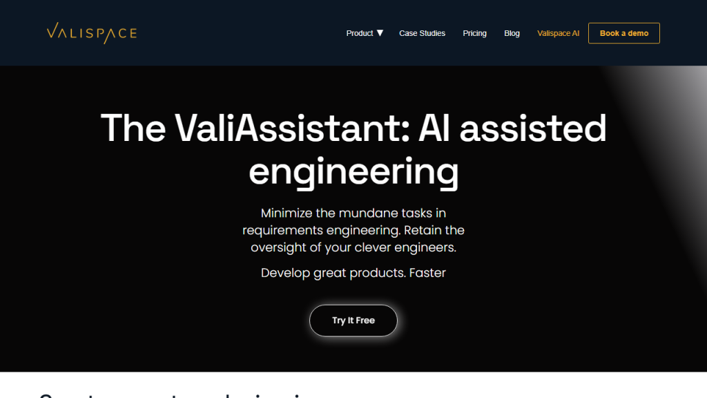 Valispace - AI Technology Solution