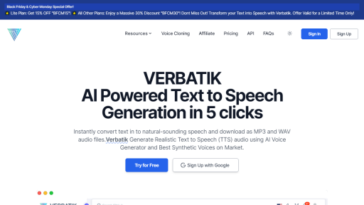 VERBATIK - AI Technology Solution