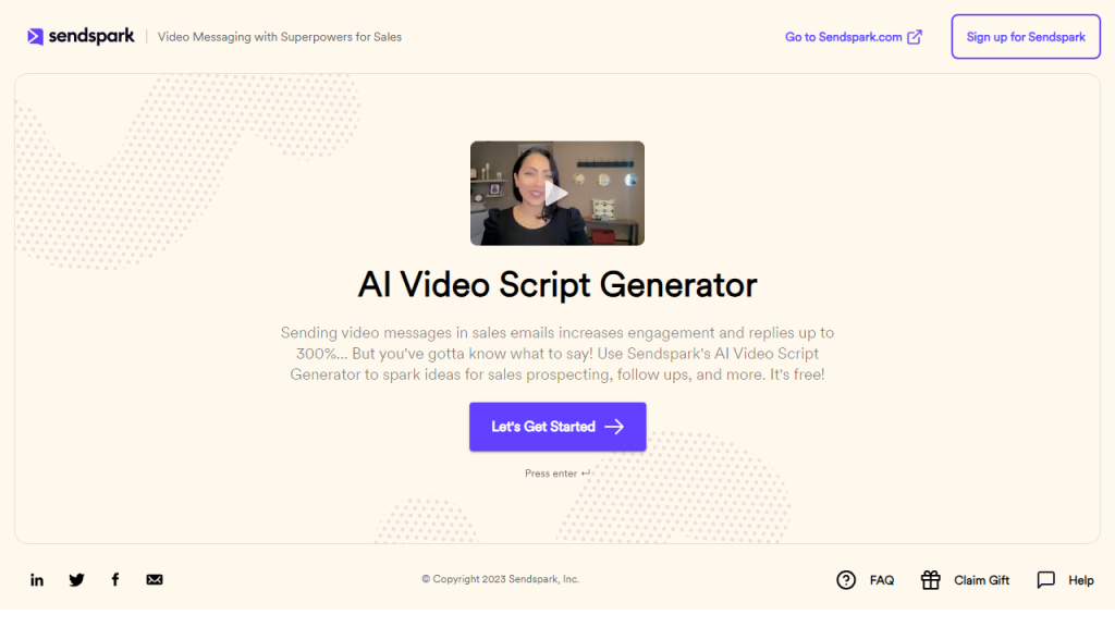 Video script generator - AI Technology Solution