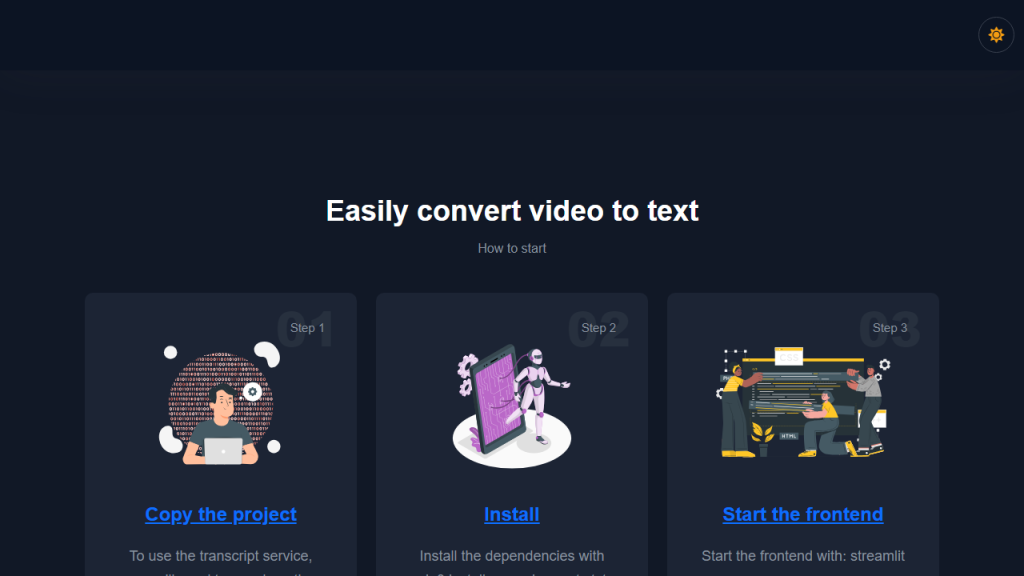 Video2text - AI Technology Solution