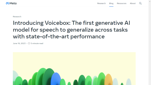 Voicebox by Meta - AI Technology Solution