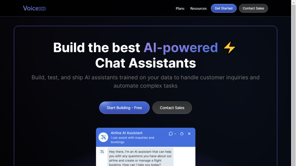 VoiceXD - AI Technology Solution