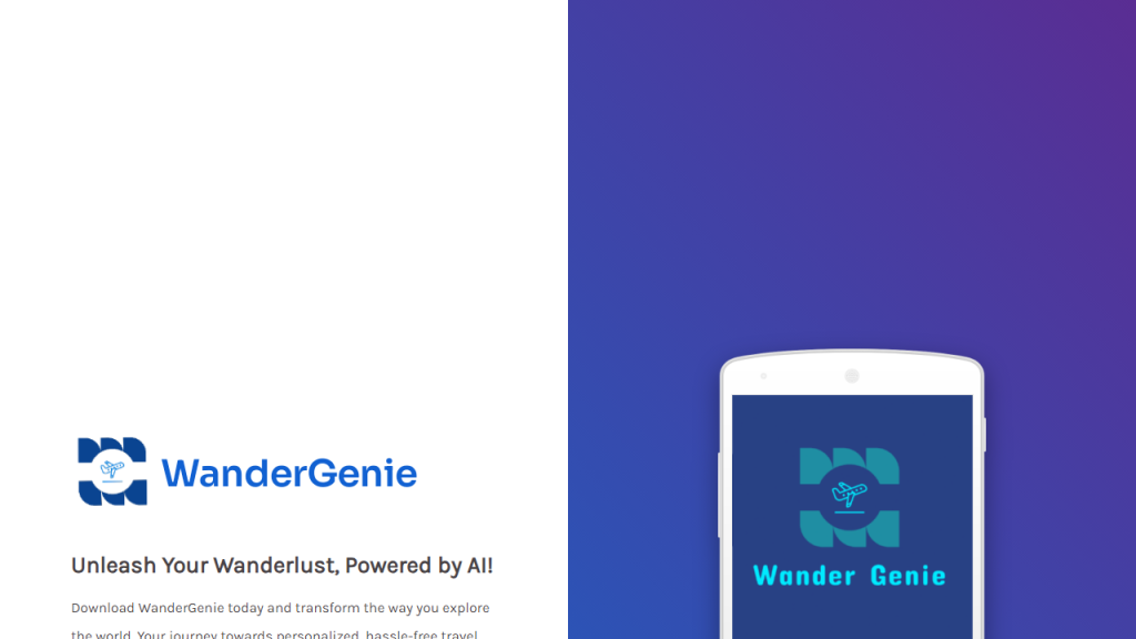 WanderGenie - AI Technology Solution