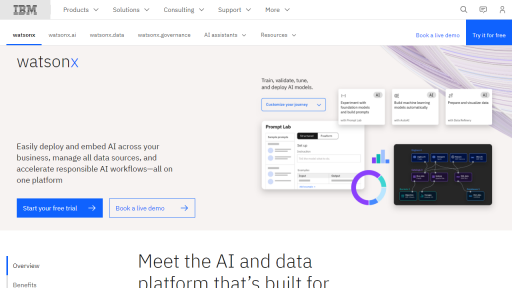 WatsonX by IBM - AI Technology Solution