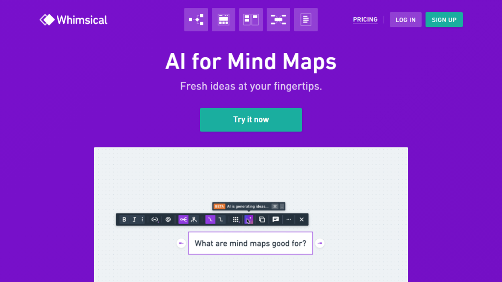 Whimsical Mind Maps - AI Technology Solution