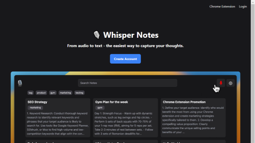 Whispernotes - AI Technology Solution