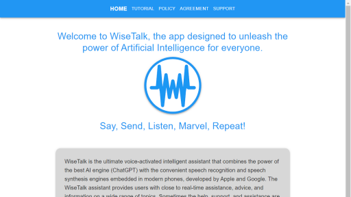 WiseTalk - AI Technology Solution