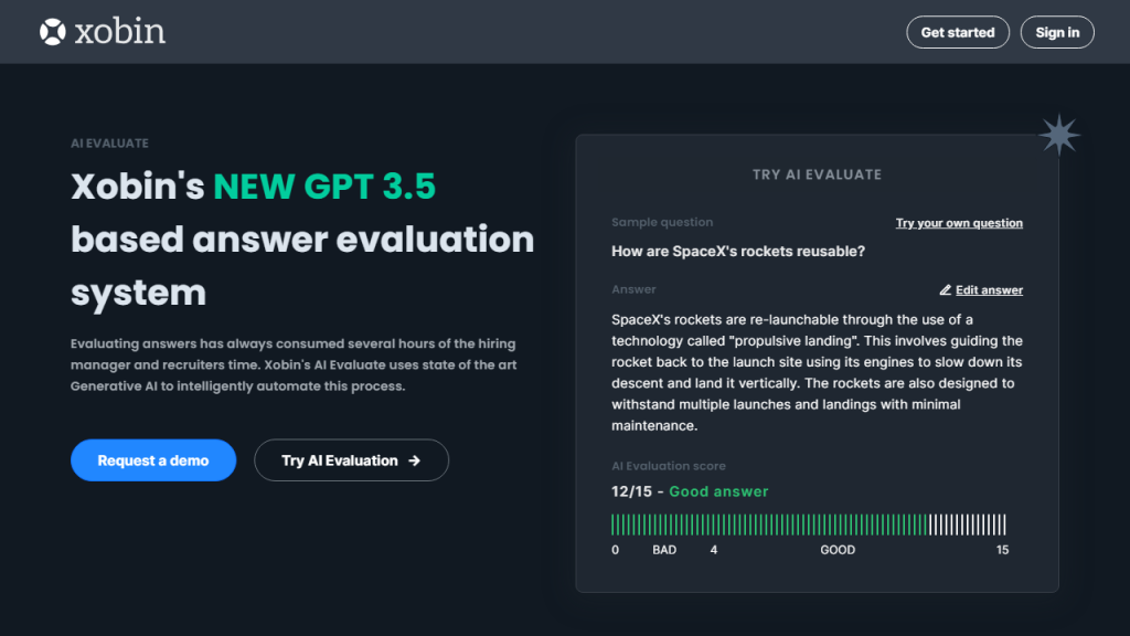 Xobin AI Evaluate - AI Technology Solution